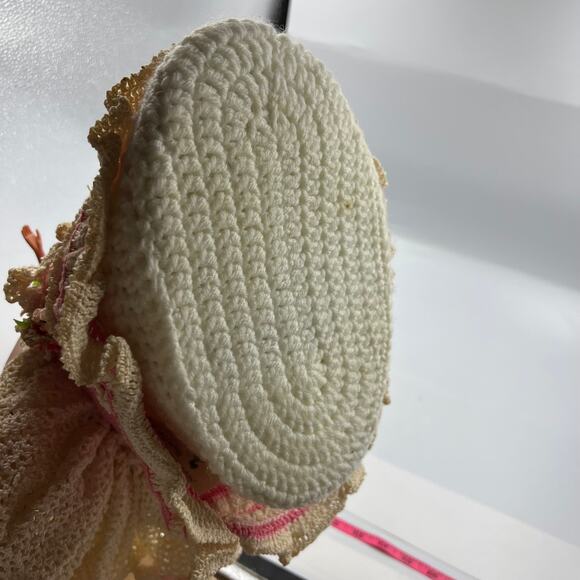 Vintage Annie's Attic February 1993 Pink Victorian GWTW Dress Handmade Doll - Picture 8 of 12